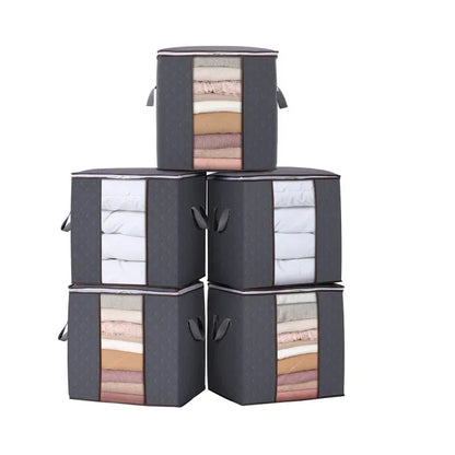 pack of 3 Portable Bamboo Storage Bags