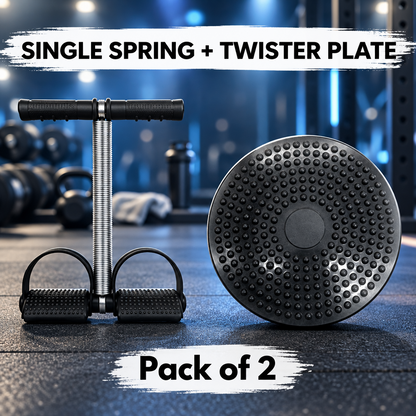 Tummy Trimmer Single Spring & Twister Plate