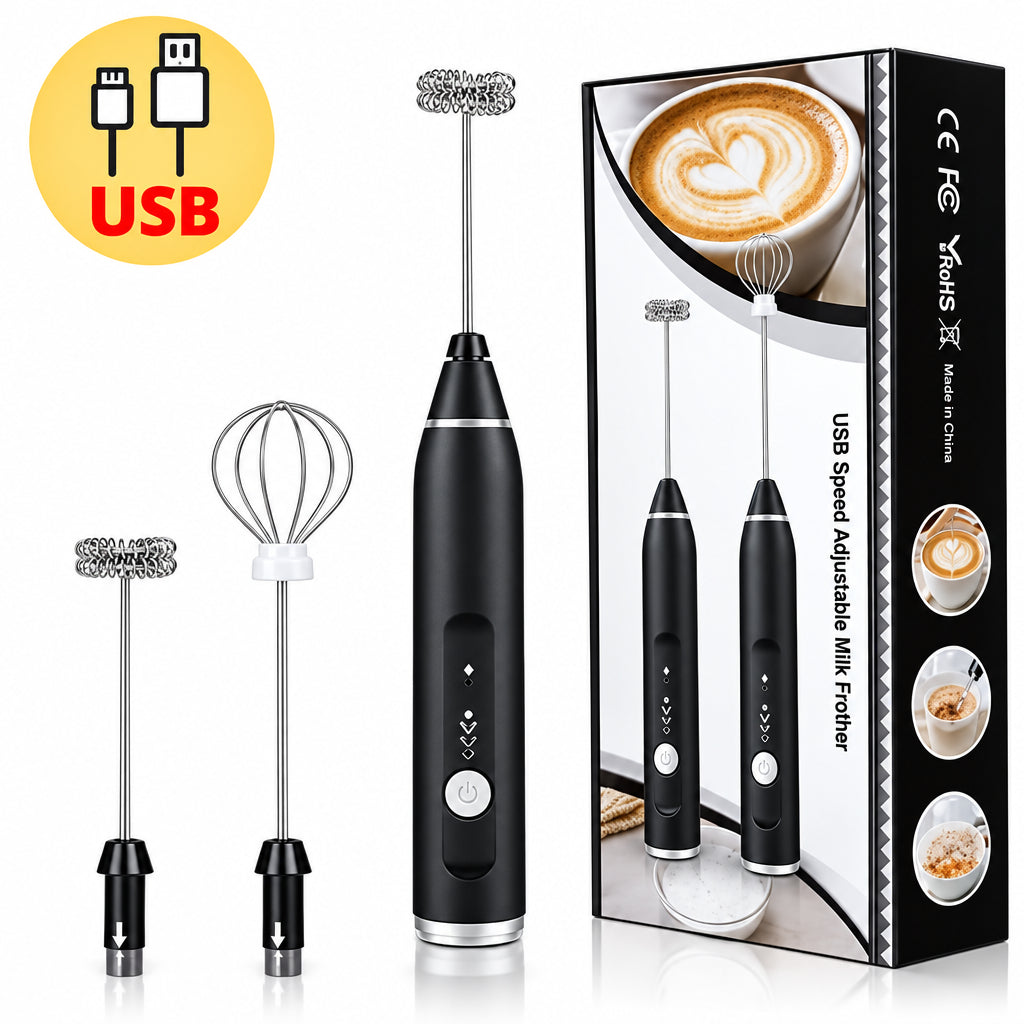 Rechargeable Coffee Beater Electric Milk Frother