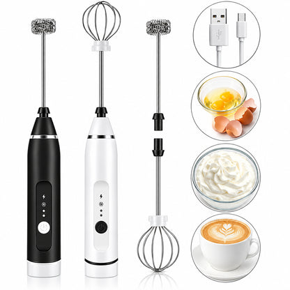 Rechargeable Coffee Beater Electric Milk Frother