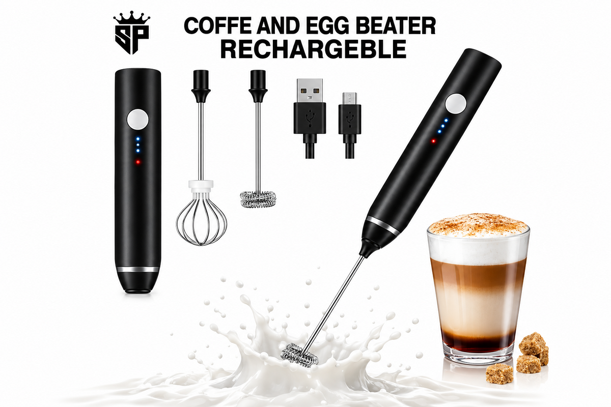 Rechargeable Coffee Beater Electric Milk Frother